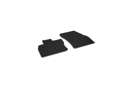 Set 2 covorase fata all - season VW, negru titan, cu fixare prin sistem de presare - Volkswagen Shop