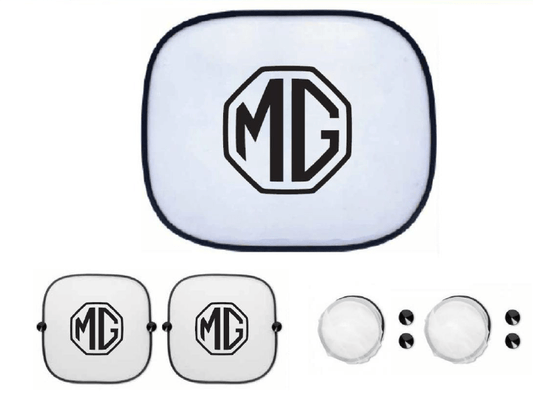 Set 2 parasolare universale MG negru 440x360mm cu ventuze - CarFun.ro - Accesorii Originale
