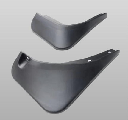 Set aparatori noroi MG HS / EHS fata si spate, plastic negru rezistent - CarFun.ro - Accesorii Originale