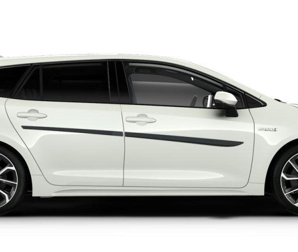 Set bandouri laterale negre originale Toyota Corolla HB/TS 2019-2022 - CarFun.ro | Accesorii Originale Auto