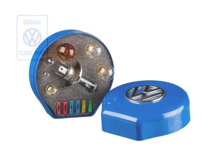 Set becuri auto H4 12V cutie rezerva Volkswagen sigurante incluse - CarFun.ro - Accesorii Originale