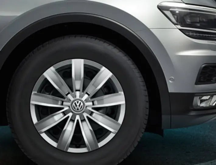 Set capace ornamentale roti Volkswagen – 17 inch, argintiu - Volkswagen Shop