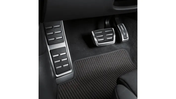 Set capace pedale Audi din inox – Automata – A4 / A5 / Q5 (2016–2024) - CarFun.ro - Accesorii Originale