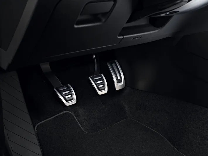 Set capace pedale inox VW - transmisie manuala - CarFun.ro - Accesorii Originale