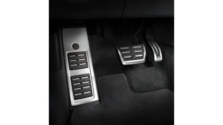 Set capace pedale originale Audi inox pentru Q5 - cutie automata - CarFun.ro - Accesorii Originale Auto