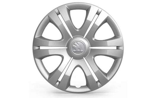 Set capace roti ornamentale Škoda – 15 inch, argintiu (set 4 bucati) - CarFun.ro - Accesorii Originale