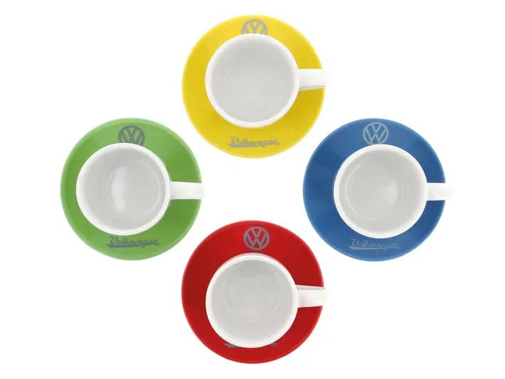 Set cesti espresso Volkswagen 100ml – 4 bucati - CarFun.ro - Accesorii Originale