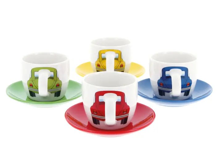 Set cesti espresso Volkswagen 100ml – 4 bucati - CarFun.ro - Accesorii Originale