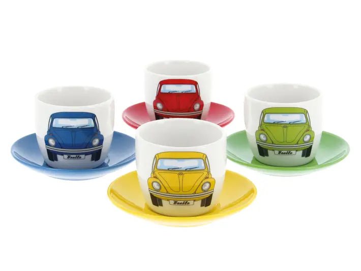 Set cesti espresso Volkswagen 100ml – 4 bucati - CarFun.ro - Accesorii Originale