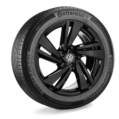 Set complet roti iarna VW Nevada 20 inch cu anvelope 285/45 R20 112V XL Continental WinterContact TS 830 P - Volkswagen Shop