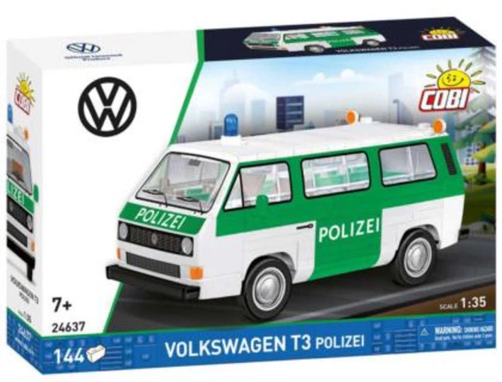 Set constructie Volkswagen T3 Polizei 1:35 – 144 piese - CarFun.ro - Accesorii Originale