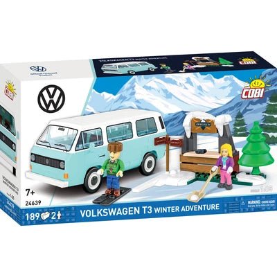Set constructie Volkswagen T3 Winter Adventure 1:35 – 189 piese - CarFun.ro - Accesorii Originale
