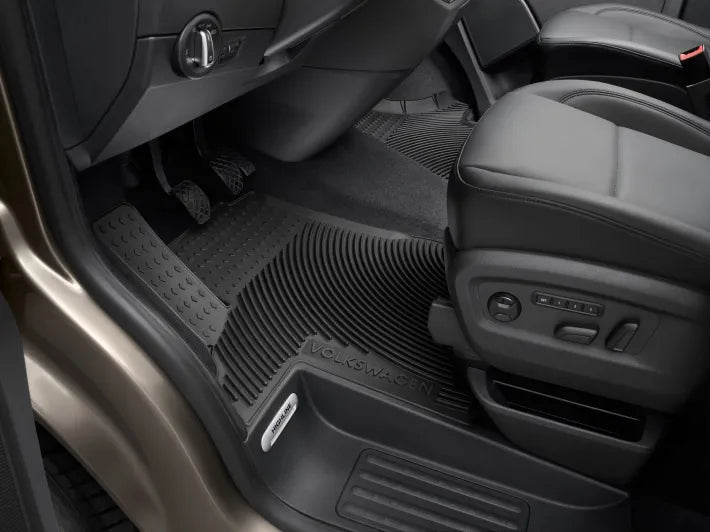 Set covorase fata all - weather Volkswagen Multivan T5 / T6 / T6.1 Titanschwarz - CarFun.ro - Accesorii Originale