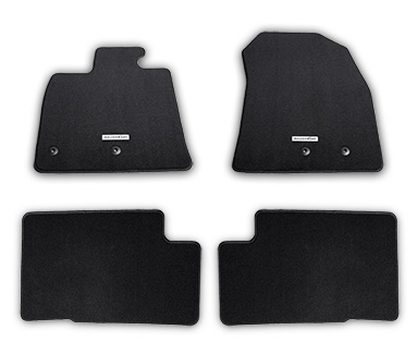 Set covorase luxoase catifea Mazda6e fata + spate cu logo metalic si izolatie fonica - CarFun.ro - Accesorii Originale