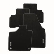 Set covorase textile Skoda Epiq, fixare cu capse, negru - CarFun.ro - Accesorii Originale Auto