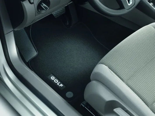 Set covorase textile Volkswagen Original - pentru Golf V, 4 bucati, negru - Volkswagen Shop