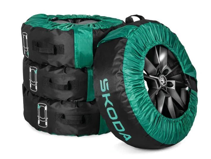 Set huse protectie roti Skoda – transport si depozitare sigura - CarFun.ro - Accesorii Originale