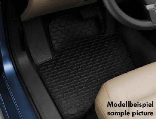 Set presuri cauciuc "Plus" Volkswagen Original - 4 bucati, fata si spate, negru - Volkswagen Shop