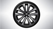 Set roti complete All Season 21', 5 - V Spoke Black Diamond Cut - CarFun.ro - Accesorii Originale