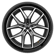 Set roti complete de iarna pentru XC60, 21',5 - Y - Spoke Black Polished Forged - CarFun.ro - Accesorii Originale