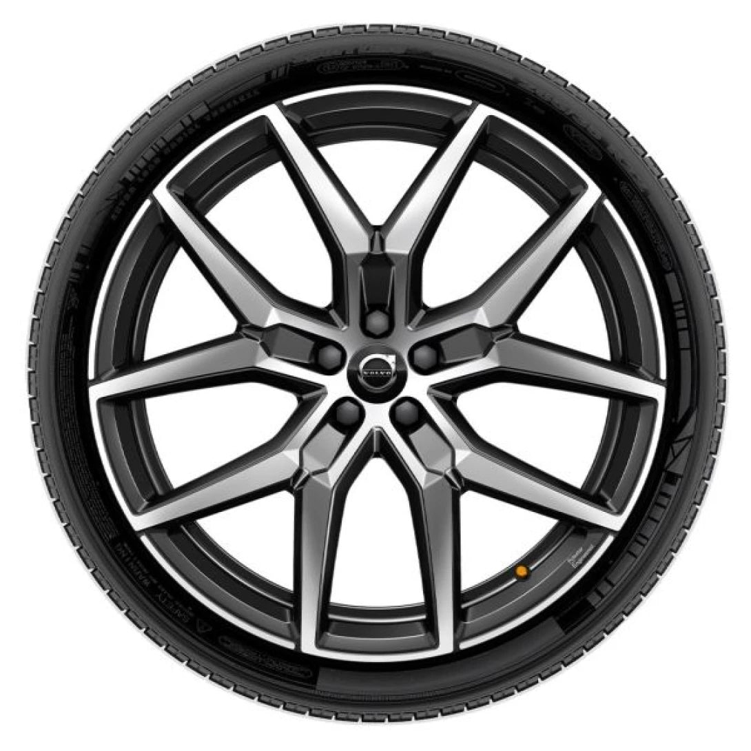 Set roti complete de iarna pentru XC60, 21',5 - Y - Spoke Black Polished Forged - CarFun.ro - Accesorii Originale