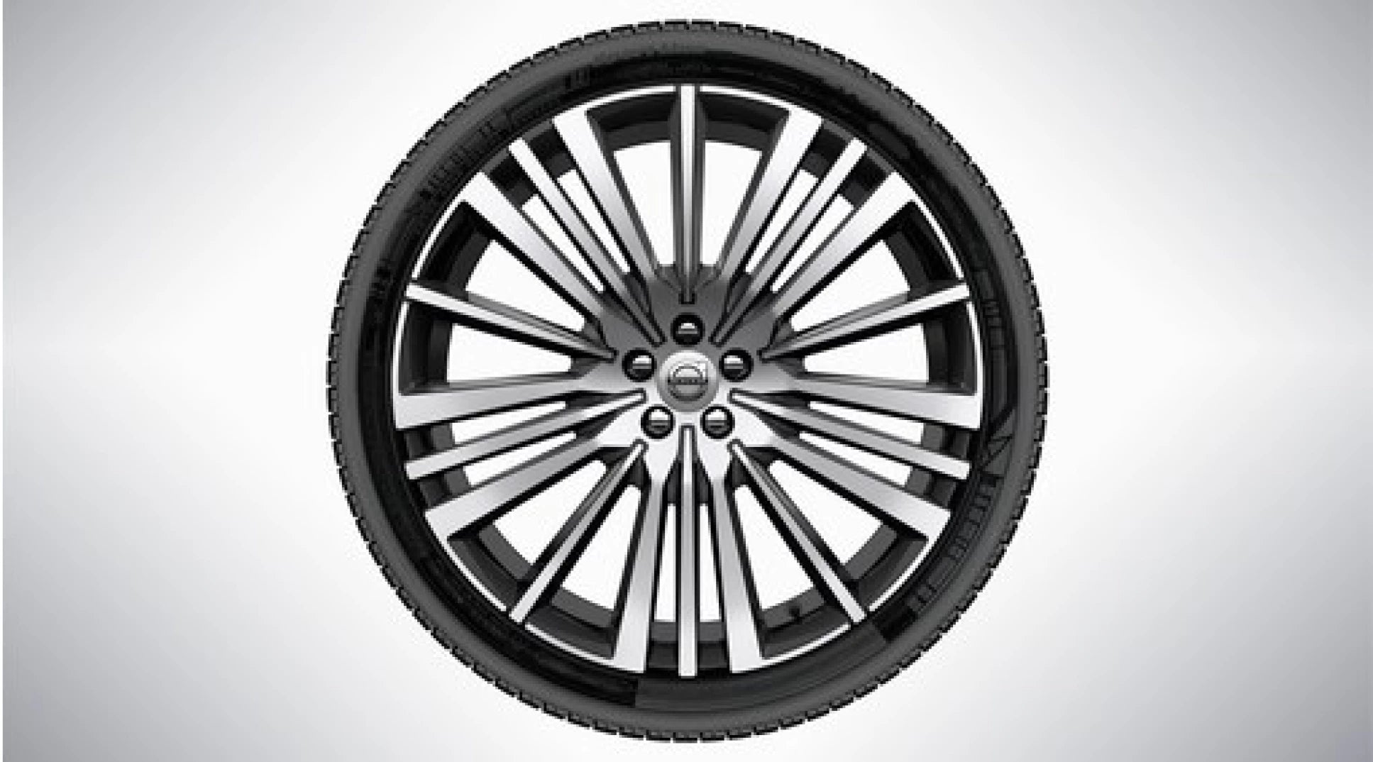 Set roti complete de vara 22', 20 - Spoke Black Diamond Cut XC60 / XC90 - CarFun.ro - Accesorii Originale