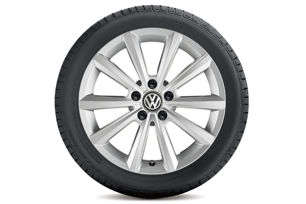 Set roti iarna 17'' originale VW Tiguan AD1 2017 - 2024, janta aliaj Merano si anvelope Continental 215/65R17 99H Conti WinterContact TS870 - Volkswagen Shop