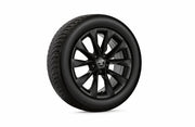 Set roti iarna 17" Skoda Crystal Negru + Bridgestone LM005 – Compatibil Superb IV / Combi (2024–prezent) - CarFun.ro - Accesorii Originale