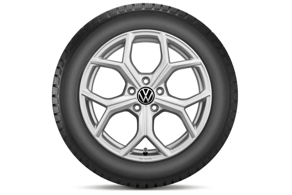 Set roti iarna 19'' originale VW Tiguan 3 CT1, janta aliaj Huntsville si anvelope 235/50R19 103V XL Conti WinterContact TS870P - Volkswagen Shop