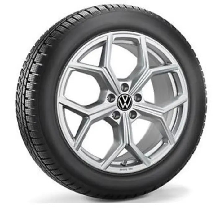 Set roti iarna 19'' originale VW Tiguan 3 CT1, janta aliaj Huntsville si anvelope 235/50R19 103V XL Conti WinterContact TS870P - Volkswagen Shop