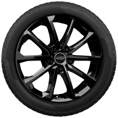 Set Roti Iarna Audi A6 - AZW Diamant 8x18 5/112/39 - Negru - CarFun.ro - Accesorii Originale Auto
