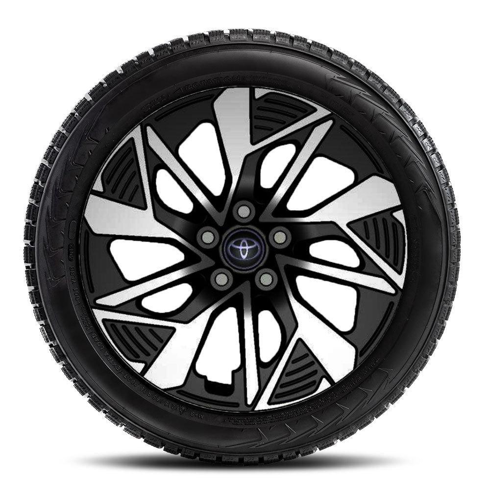Set roti iarna C-HR+ 235/60R18 Goodyear Black Machined - CarFun.ro - Accesorii Originale Auto