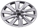 Set roți iarnă Mazda 2 Hybrid - 6.0x16 - Silver - Bridgestone BLIZZAK 6 - CarFun.ro - Accesorii Originale