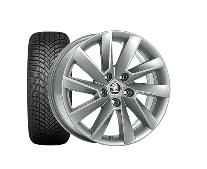 Set roti iarna originale Skoda Kamiq Stratos 17 inch – Bridgestone Blizzak 6 - CarFun.ro - Accesorii Originale