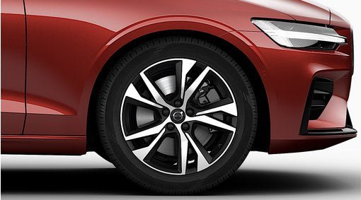 Set roti iarna originale Volvo S60 V60 18 inch – 5 - Double Spoke Matt Black Diamond Cut 1039 - CarFun.ro - Accesorii Originale