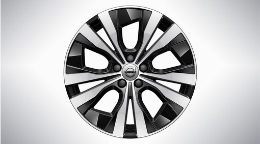 Set roti iarna originale Volvo V90 Cross Country 18 inch – 5 - Double Spoke Black Diamond Cut 1098 - CarFun.ro - Accesorii Originale