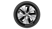 Set roti iarna originale Volvo XC40 18 inch – 18" 5-Spoke Black Diamond Cut-1076 - CarFun.ro - Accesorii Originale Auto