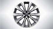 Set roti iarna originale Volvo XC60 19 inch – 5 - V Spoke Black Diamond Cut 1265 - CarFun.ro - Accesorii Originale