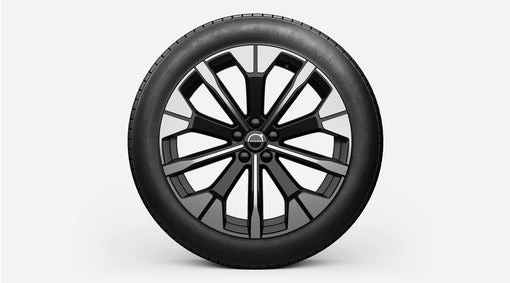 Set roti iarna originale Volvo XC60 20 inch – 5 - Y Spoke Glossy Black Diamond Cut 1301 - CarFun.ro - Accesorii Originale