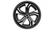 Set roti iarna originale Volvo XC90 22 inch – 5 - Double Spoke Black Diamond Cut 1096 - CarFun.ro - Accesorii Originale