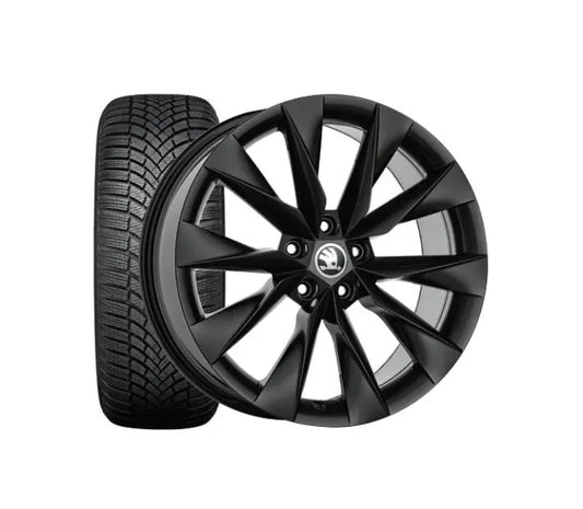 Set Roti Iarna Skoda cu Jante Crystal 19" si Anvelope Bridgestone Blizzak LM005 - CarFun.ro - Accesorii Originale