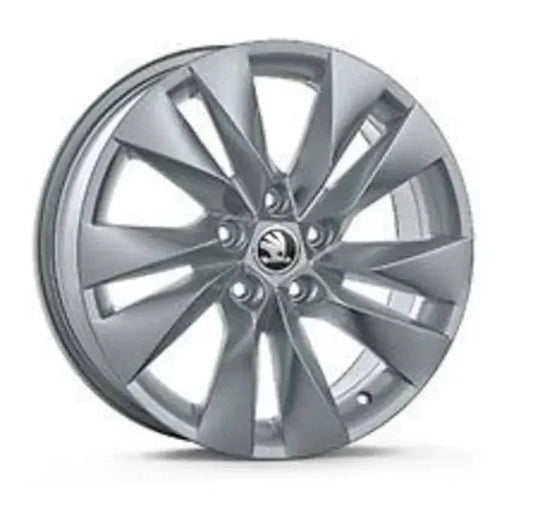 Set Roti Iarna Skoda cu Jante Trifid 17" Argintii si Anvelope Bridgestone Blizzak LM005 215/65 R17 XL - CarFun.ro - Accesorii Originale