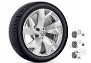 Set roti iarna Skoda Kodiaq - jante aliaj Mazeno 18 inch + anvelope Bridgestone Blizzak 235/55 R18 104V XL - CarFun.ro - Accesorii Originale