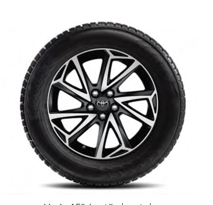 Set roti iarna Toyota Yaris 195/55R16, jante aliaj + cauciucuri Goodyear - CarFun.ro - Accesorii Originale