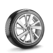 Set roti iarna VW Passat IX Variant (B9 - 3J) – 16", jante Gavia argintii, anvelope Continental TS 870 P Seal, cu senzori RDKS - CarFun.ro - Accesorii Originale