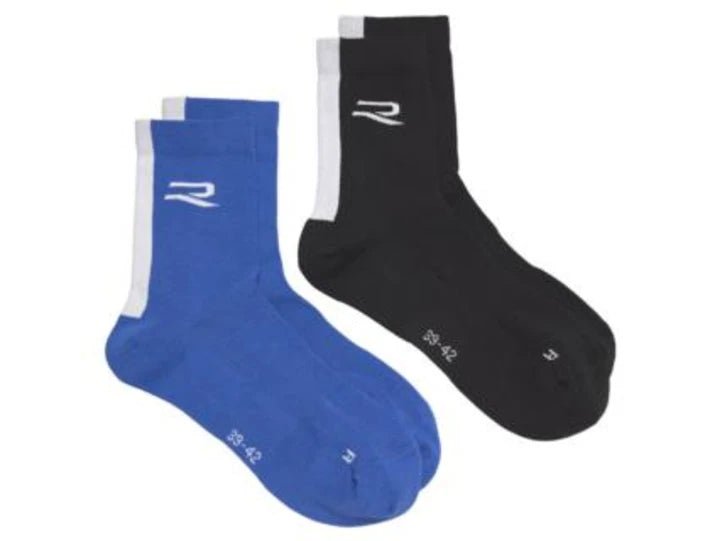 Set sosete Volkswagen R unisex 2 perechi negru albastru - CarFun.ro - Accesorii Originale