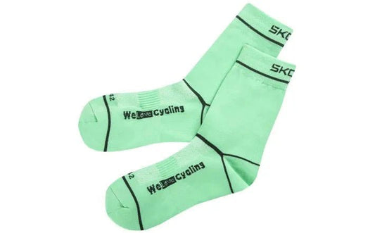 Sosete lungi ciclism verzi antibacteriene Skoda, marime 39 - 42 - CarFun.ro - Accesorii Originale