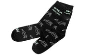 Sosete motorsport Skoda cu siluete Fabia RS Rally2, marime 43 - 46 - CarFun.ro - Accesorii Originale