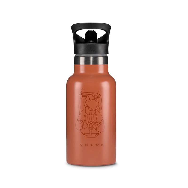Sticla termica copii Volvo – otel inoxidabil 350 ml, perete dublu, pai si capac anti - scurgere - CarFun.ro - Accesorii Originale