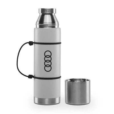 Sticla termoizolanta Audi 680 ml – otel inoxidabil, gri - CarFun.ro - Accesorii Originale